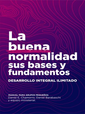 cover image of La buena normalidad
